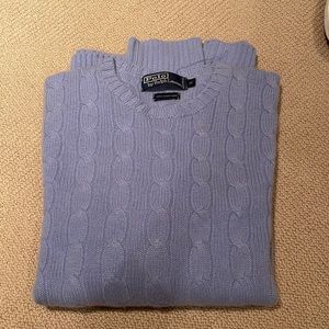 Polo Ralph Lauren men’s size M cashmere cable knit sweater